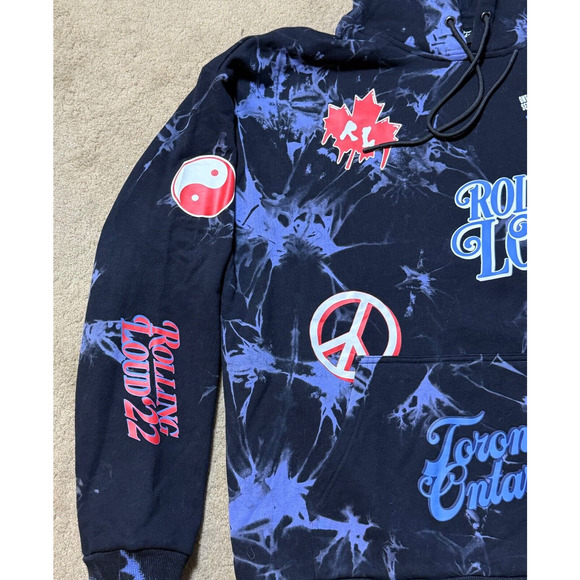 Rolling Loud Hoodie Mens XL All Over Graphic Toronto Canada Hip Hop Grunge - Picture 5 of 9